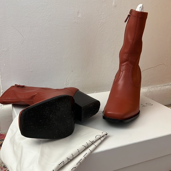 Stella McCartney Cowboy Stretch Alter Mat Boots Size 39 - Picture 6 of 8